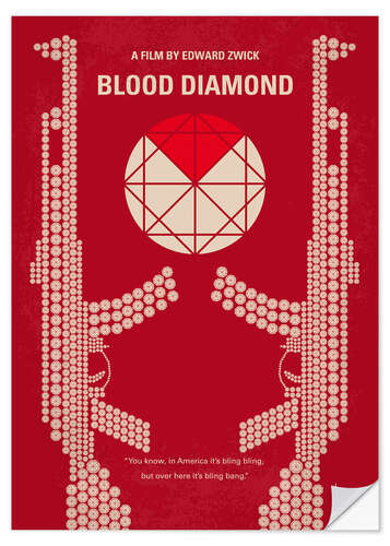 Sticker mural Blood Diamond (anglais)