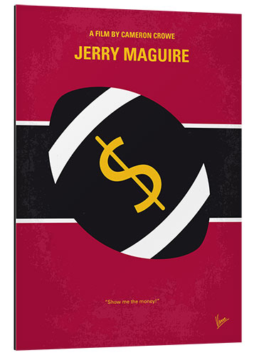 Aluminium print Jerry Maguire