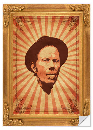 Naklejka na ścianę Tom Waits