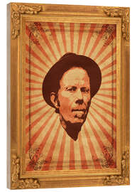 Quadro de madeira Tom Waits