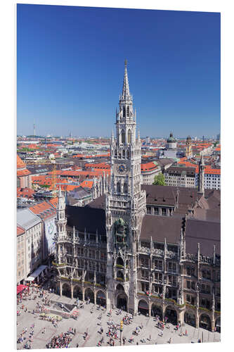 Quadro em PVC Town hall, Marienplatz, Munich