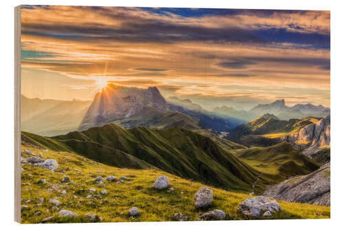 Trebilde Sonnenaufgang am Langkofel, Dolomiten, Trentino Alto Adige