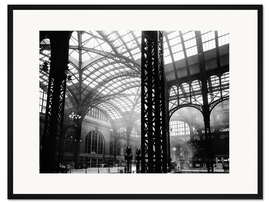 Gerahmter Kunstdruck Historisches New York: Penn Station, Manhattan