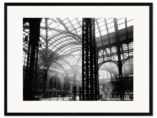 Gerahmter Kunstdruck Historisches New York: Penn Station, Manhattan