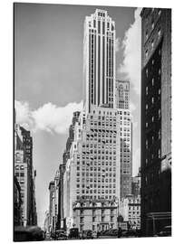 Aluminium print Historic New York: Madison Avenue