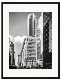 Gerahmter Kunstdruck Historisches New York: Madison Avenue