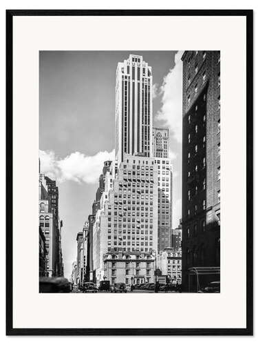Plakat artystyczny premium w ramie Historic New York: Madison Avenue