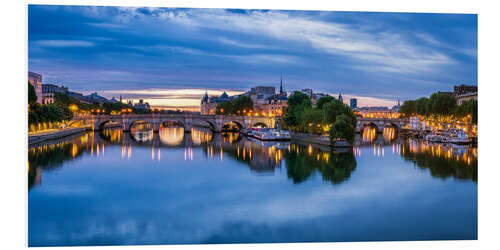 Stampa su PVC Pont Neuf and Seine in Paris, France