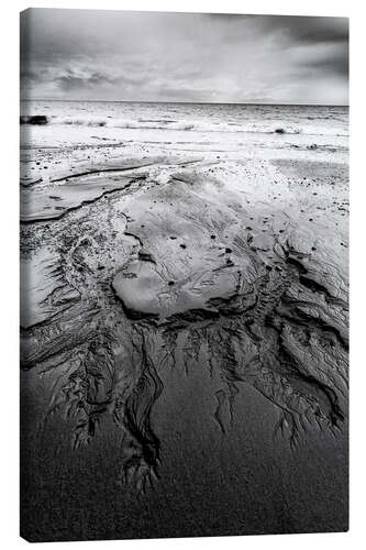 Tableau sur toile Shapes in the sand