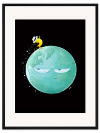 Gerahmter Kunstdruck  Moonwalk 