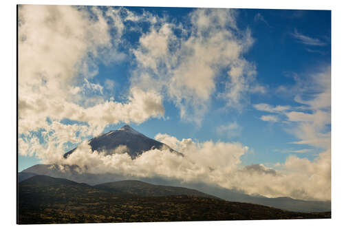 Alubild Vulkan Teide auf Teneriffa