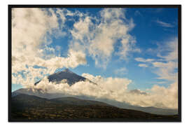 Gerahmter Kunstdruck Vulkan Teide auf Teneriffa