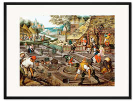 Gerahmter Kunstdruck Die vier Jahreszeiten, Frühling