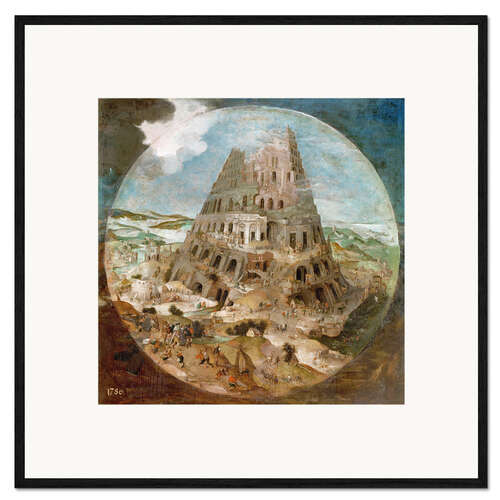 Impresión de arte enmarcada Tower of Babel