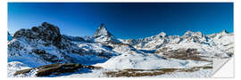 Wall sticker Alps - Riffelberg - Matterhorn