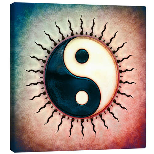 Canvas print Yin Yang - Sun II