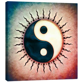 Canvas print Yin Yang - Sun II