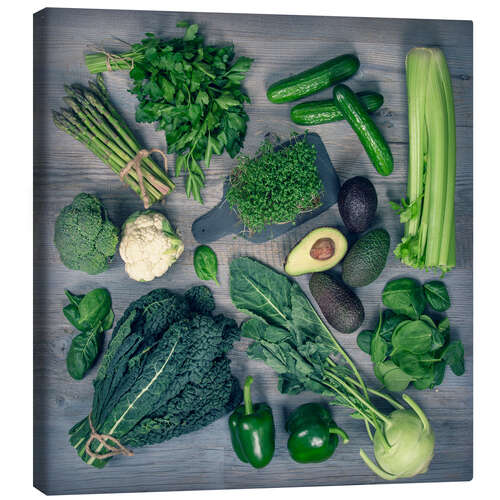 Canvas-taulu Alkaline foods III