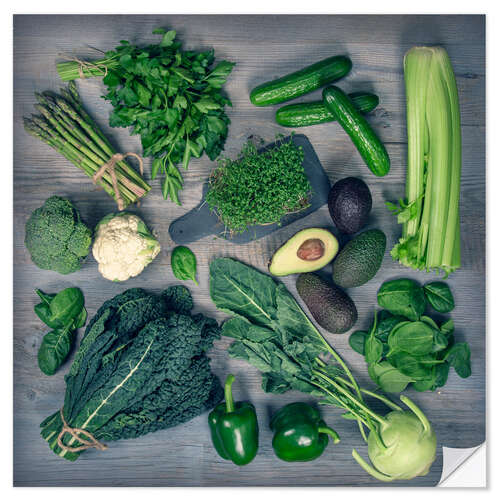 Vinilo para la pared Alkaline foods III
