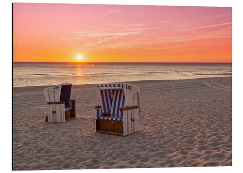 Quadro em alumínio Beautiful Baltic Sea beach