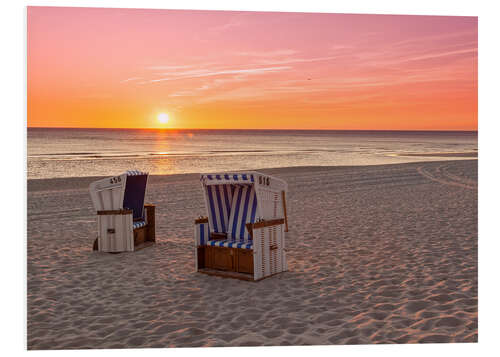 Foam board print Beautiful Baltic Sea beach