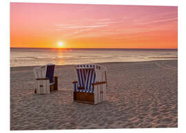 Foam board print Beautiful Baltic Sea beach