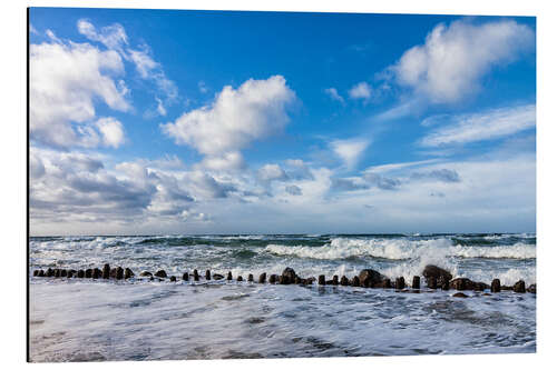 Aluminium print Swell of the Baltic Sea