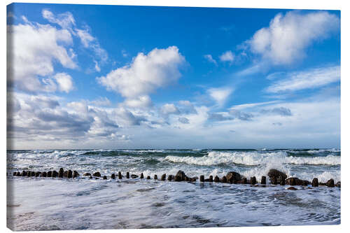 Canvastavla Swell of the Baltic Sea