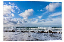 Foam board print Swell of the Baltic Sea