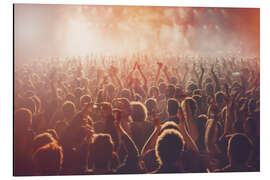 Magnettafel Leute beim Konzert