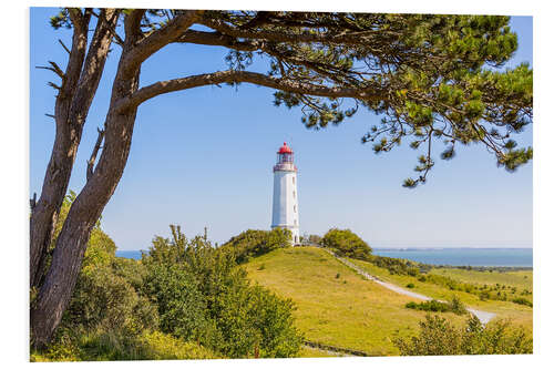 Hartschaumbild Leuchtturm Dornbusch auf Hiddensee