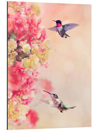 Magnettafel Niedliche Kolibris