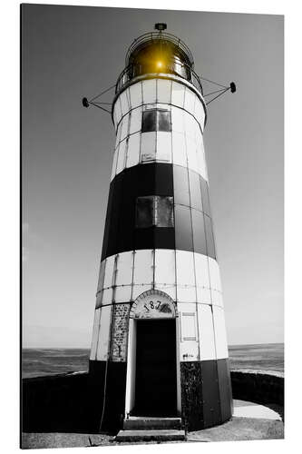 Tableau en aluminium Striped lighthouse