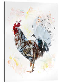 Galleriprint Digital Painting of a Colourful Rooster