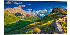 Gallery Print Panoramablick auf den Pale di San Martino