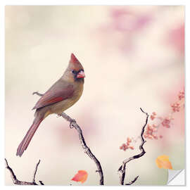 Wall sticker Little bird on a branch