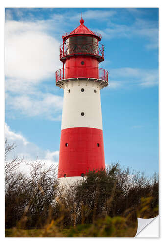 Vinilo para la pared Red lighthouse