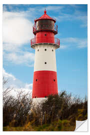 Vinilo para la pared Red lighthouse