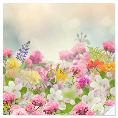 Wall sticker Wild flowers