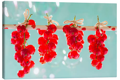 Lærredsbillede Red currants full