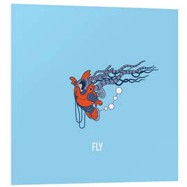 PVC print Fly