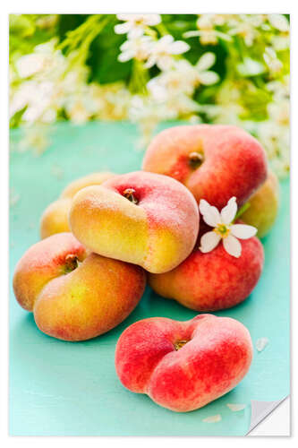 Naklejka na ścianę Summer peaches