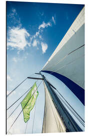 Magnettafel Segel im Wind