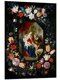 Quadro em PVC The Virgin Mary and the Christ Child