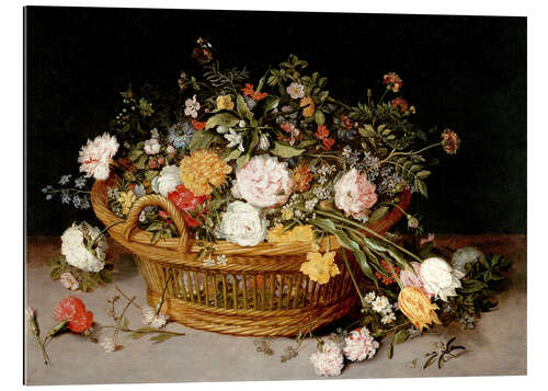 Galleritryck A Basket of Flowers