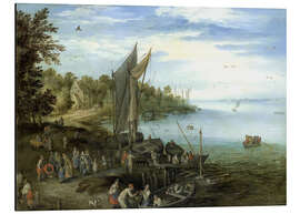 Magnettafel Flussufer