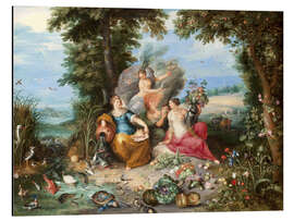 Magnettafel Die vier Elemente