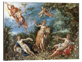 Magnettafel Die vier Elemente