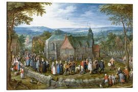 Magnettafel Dorfhochzeit