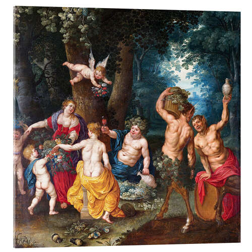 Akryylilasitaulu The Feast of Bacchus